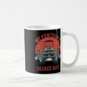 Funny Pontoon Lover Boat Captain Boating Pontoon Coffee Mug