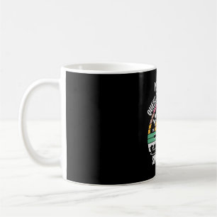 Funny pontoon queen retro sunset lake life boating coffee mug