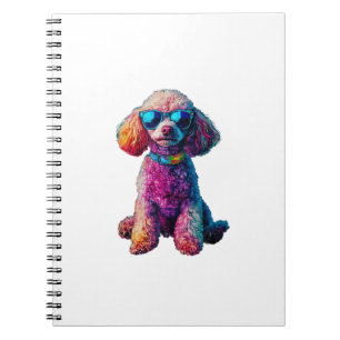Funny Poodle Animal Lover Dogs Graphic Cute Dog Ow Notebook