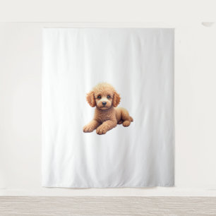 Funny Poodle Animal Lover Dogs Graphic Cute Dog Ow Tapestry