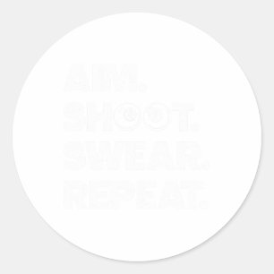 Funny Pool Art For Men Women Billiards Lover Pool  Classic Round Sticker
