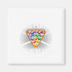 Funny Pool Art For Men Women Billiards Lover Pool Magnet