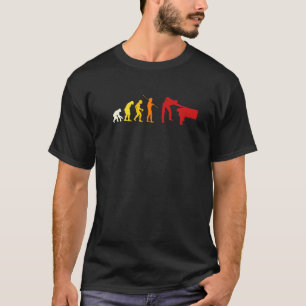 Funny Pool Billiards Player Evolution Billiard Bal T-Shirt