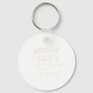 Funny Pool Cue Stick Quote Billiards Snooker Playe Key Ring