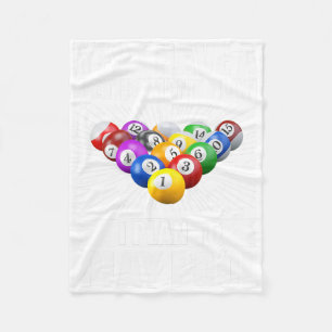 Funny Pool Design For Men Women Billiards Lover Po Fleece Blanket