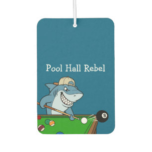 Funny Pool Hall Rebel Billiards Men's Car Car Air Freshener