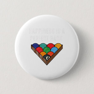 Funny Pool Perfect Rack Billiards Tee 6 Cm Round Badge
