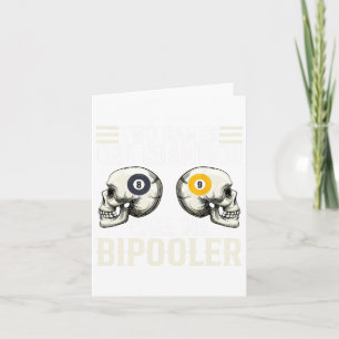 Funny Pool Player Design - For Billiards Fans And Card
