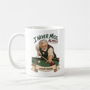 Funny Pool Player Gift Coffee Mug