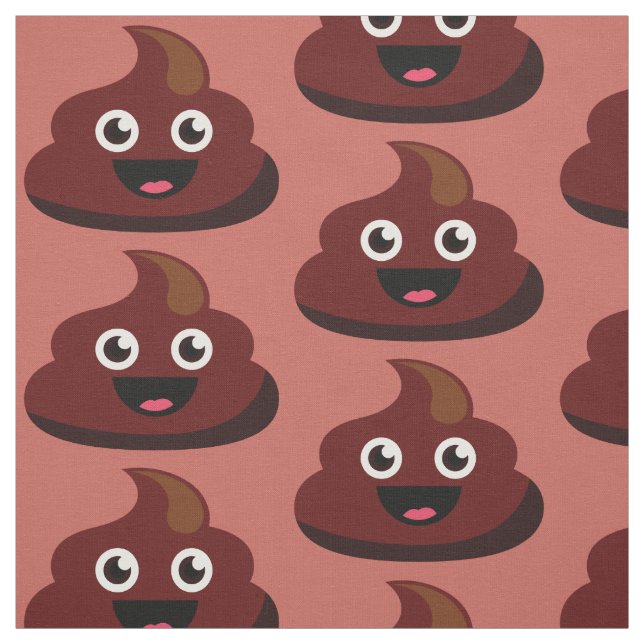 Funny Poop custom colour fabric (Swatch)