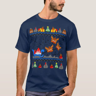 Funny Poop Emoji Christmas Sweater