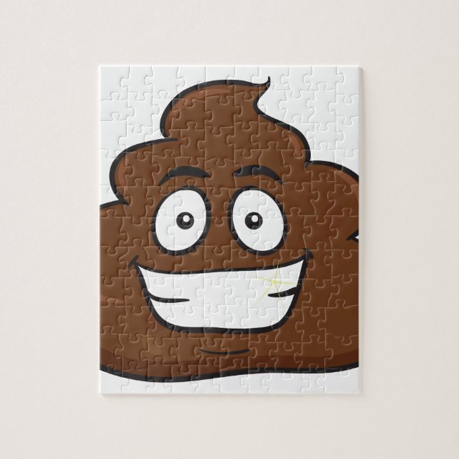 funny poop emoji jigsaw puzzle (Vertical)