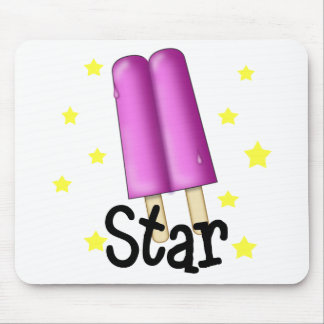 Funny Pop Star Girl Mouse Pad