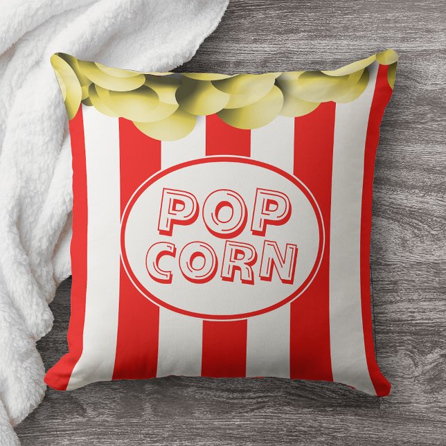 Funny Popcorn Box Movie Theme Cushion (Creator Uploaded)