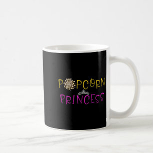 Funny Popcorn Lover Graphic Saying Popcorn Princes Coffee Mug