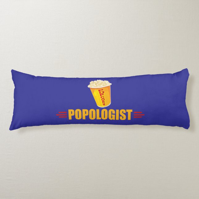 Funny Popcorn Lover's Body Cushion (Front)