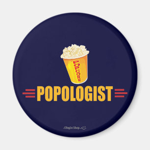 Funny Popcorn Magnet