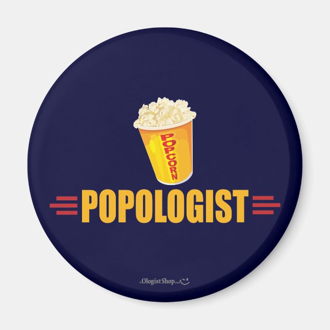 Funny Popcorn Magnet (Front)