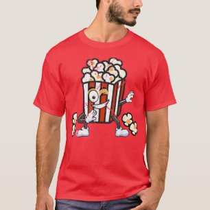 Funny popcorn movie theatre family movie night fil T-Shirt