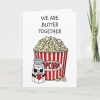 Funny Popcorn Pun | Happy Anniversary