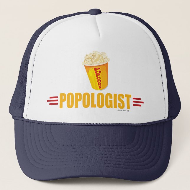 Funny Popcorn Trucker Hat (Front)
