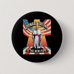 Funny Pope And President Donald Trump3  6 Cm Round Badge