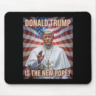 Funny Pope And President Donald Trump9 Mouse Pad