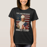 Funny Pope Trump And President Donald Trump 