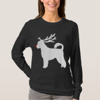 Funny Portuguese Water Dog Christmas Reindeer Antl
