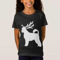 Funny Portuguese Water Dog Christmas Reindeer Antl