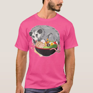 Funny Possum Ramen Noodle LoverAnime Japanese  T-Shirt