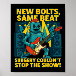 Funny Post Opt Scoliosis Surgery Recovery Kid Clot Poster