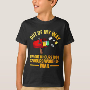Funny Postal Worker Art For Men Women Mail Man Mai T-Shirt