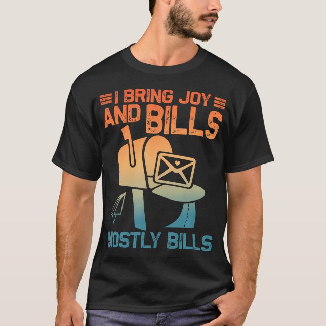 Funny Postal Worker Mailman Mail T-Shirt (Front)