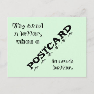 Funny Postcard, Great For Postcrossing, Postcard