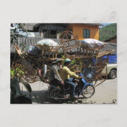 Funny Postcard | Heavy Load