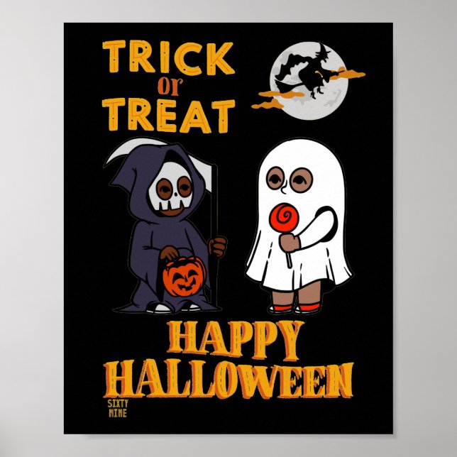 funny poster  "HALLOWEEN 1" (Front)
