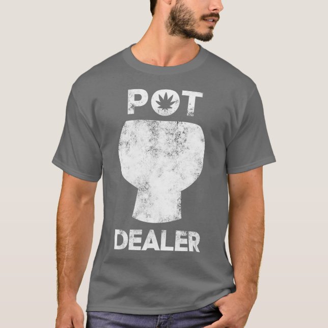 Funny Pot Dealer Gift   Ceramics Pun Pottery T-Shirt (Front)
