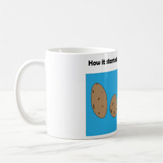 Funny potato meme mug