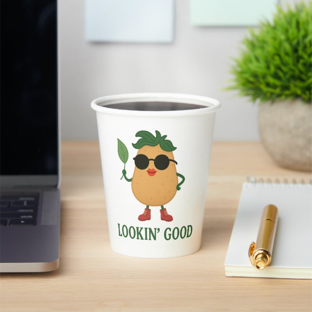 Funny Potato Paper Cup (Insitu)