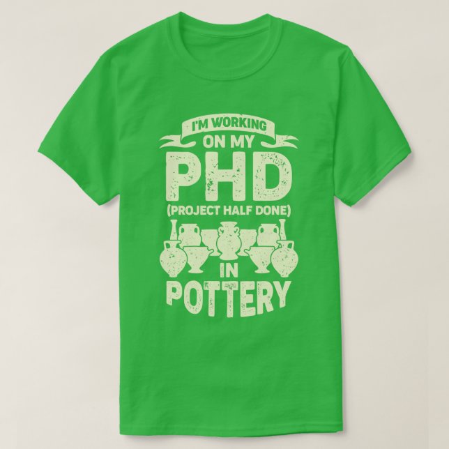 Funny Pottery Maker Hob T-Shirt (Design Front)