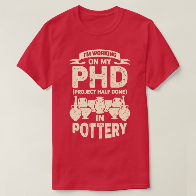 Funny Pottery Maker Hob  T-Shirt (Design Front)