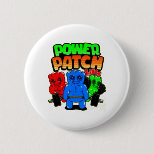 Funny Power Patch Lifts Weightlifting Bodybuilding 6 Cm Round Badge