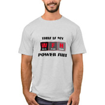 Funny Power Suit Work From Home T Shirt