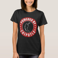 Funny Powered By Chipotle Design Chilli Pepper 
