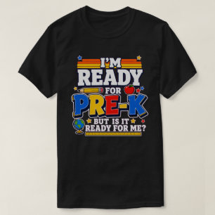Funny Pre-K Back to School - Retro Kids Tee