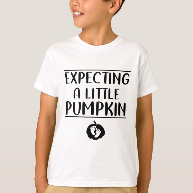 Funny Pregnancy Thanksgiving Graphic Tee Expecting (Front)