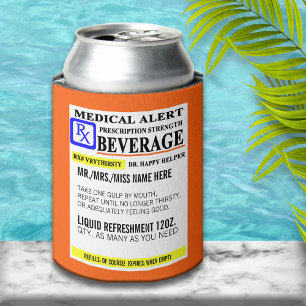 Funny Prescription Can Cooler