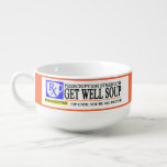 Funny Prescription Get Well Soup Mug<br><div class="desc">A great gift for someone in recovery from illness or injury.  Fill with candies or other small treats for a great Get Well Soon gift idea!</div>