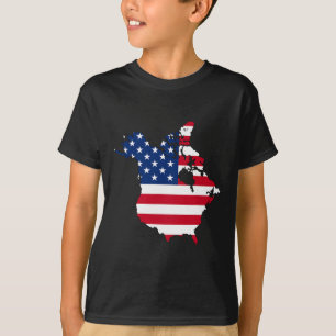Funny President Trump Saying Oh Canada Map America T-Shirt